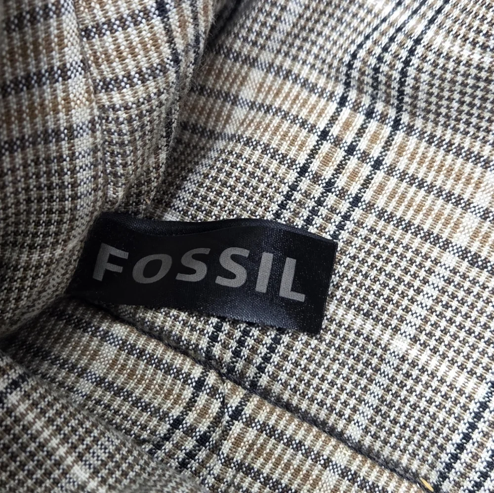 Fossil Defender Black Laptop Bag Satchel Crossbody Adjustable Shoulder Strap